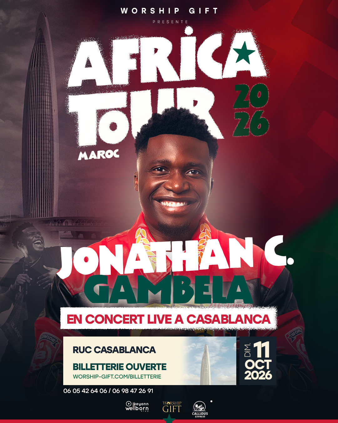 Jonathan Gambela — Worship Gift à Casablanca